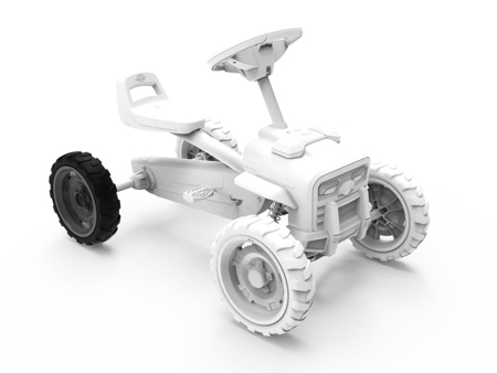Roata 9x2 Cross - Gri/Negru Spate Dreapta Kart BERG Buzzy Police