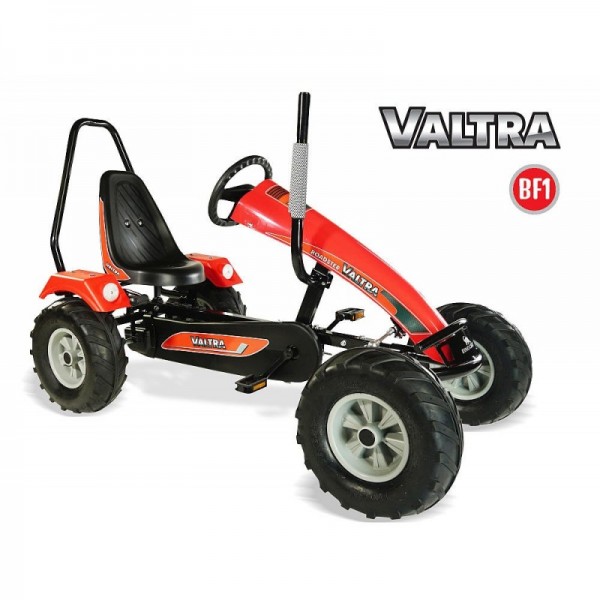 Kart cu pedale Dino Cars Track BF1 Valtra cu Roll Bar